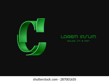 Letter C logo icon design template elements, Vector illustration Eps 10
