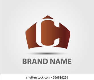 Letter C logo icon design template elements
