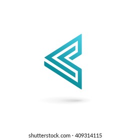 Letter C logo icon design template elements