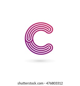 Letter C logo icon design template elements