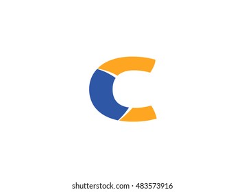 Letter c logo icon design template elements
