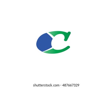 Letter c logo icon design template elements
