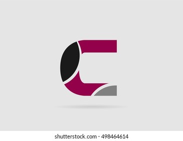 Letter c logo icon design template elements
