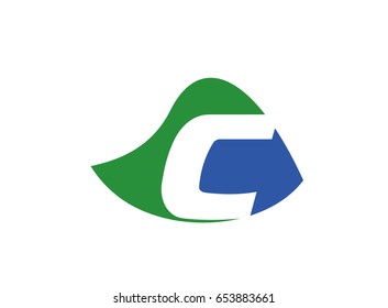 Letter C logo icon design template elements
