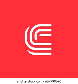 Letter C logo icon design template elements