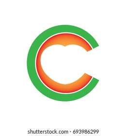 letter c logo icon design template elements