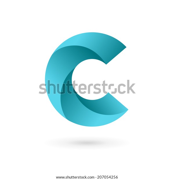Letter C Logo Icon Design Template Stock Vector Royalty