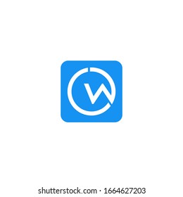 letter C logo icon simple