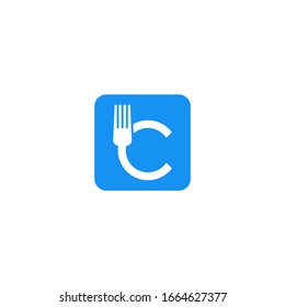 Buchstabe C Logo Symbol einfach