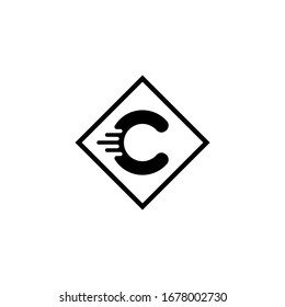 letter C logo icon template