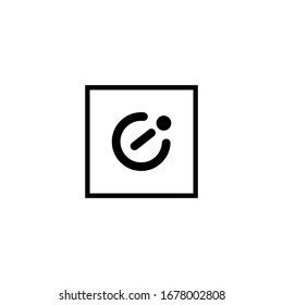 plantilla de icono del logotipo de la letra C