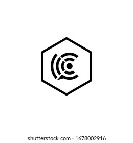 letter C logo icon template
