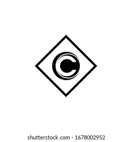 letter C logo icon template