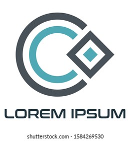 letter c logo icon vector