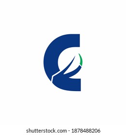 Plantilla de vector de icono del logotipo de la carta C para su empresa. Diseño inicial del logotipo, logotipo geométrico. Alfabeto creativo monograma moderno. Idea del logotipo de la empresa con el espacio de etiquetas.