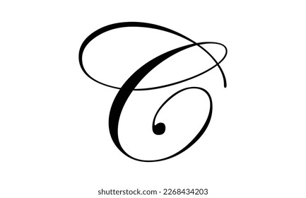 Letter C Logo Icon Vector Design. Creative simple elegant logo design Vector illustration