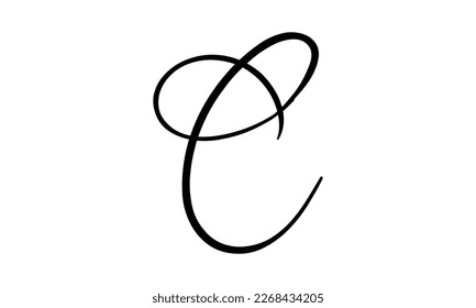 Letter C Logo Icon Vector Design. Creative simple elegant logo design Vector illustration