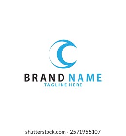 Letter C Logo icon vector illustration design template