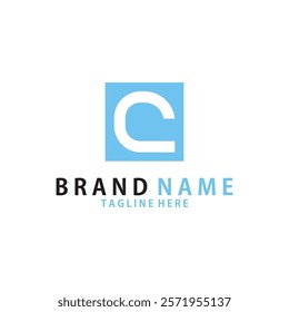 Letter C Logo icon vector illustration design template