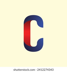 letter C logo ideas vector design illusration. Suitable for logo, brand intial,etc. Eps 10