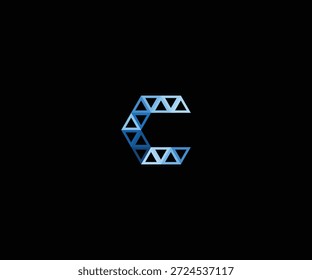 Letra C Logo Ilustraciones Vectores