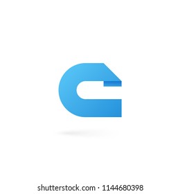 Letter C logo on white background