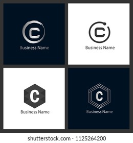Letter C Logo Set Design