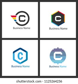 Letter C Logo Set Design