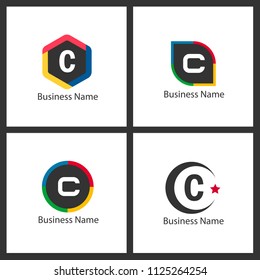 Letter C Logo Set Design