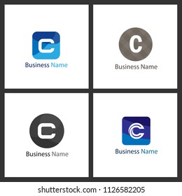 Letter C Logo Set Design