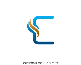 Letter C logo or symbol template design