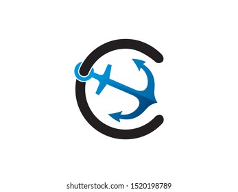 Letter C logo or symbol template design