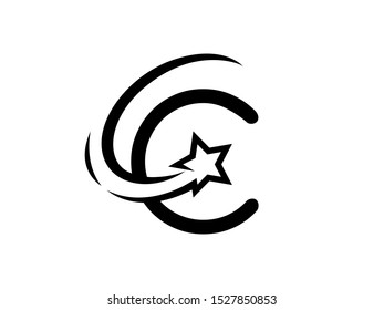 Letter C logo or symbol template design