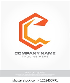letter c logo template