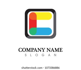 Letter C Logo Template Design Vector