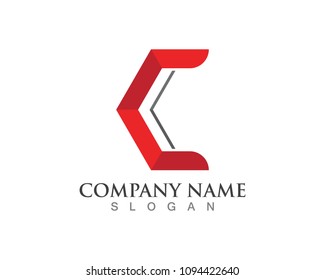 Letter C Logo Template Design Vector
