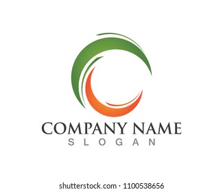 Letter C Logo Template Design Vector