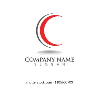 Letter C Logo Template Design Vector