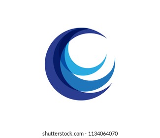 Letter C Logo Template Design Vector