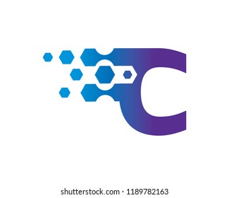 Letter C Logo Template Design Vector, Emblem, Concept Design, Creative Symbol, Icon
