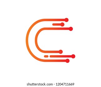 Letter C Logo Template Design Vector, Emblem, Concept Design, Creative Symbol, Icon