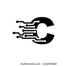Letter C Logo Template Design Vector, Emblem, Concept Design, Creative Symbol, Icon
