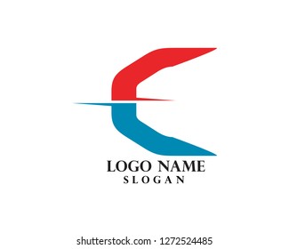 Letter C Logo Template Design Vector