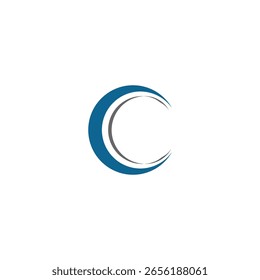 letter c logo template design