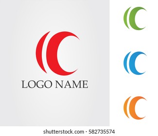 Letter C Logo Template Design Vector