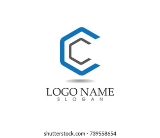 Letter C Logo Template Design Vector
