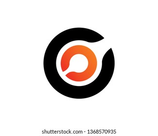 Letter C Logo Template, Icon, Symbol - Vector