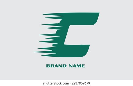 Logo-Vorlage für Buchstaben C stylisches Logo-Design