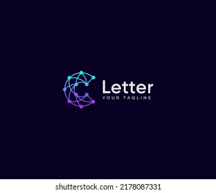 Letter C Logo Template vector Abstract Monogram Symbol