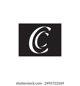 Buchstabe C-Logo, das einzigartig und einfach ist